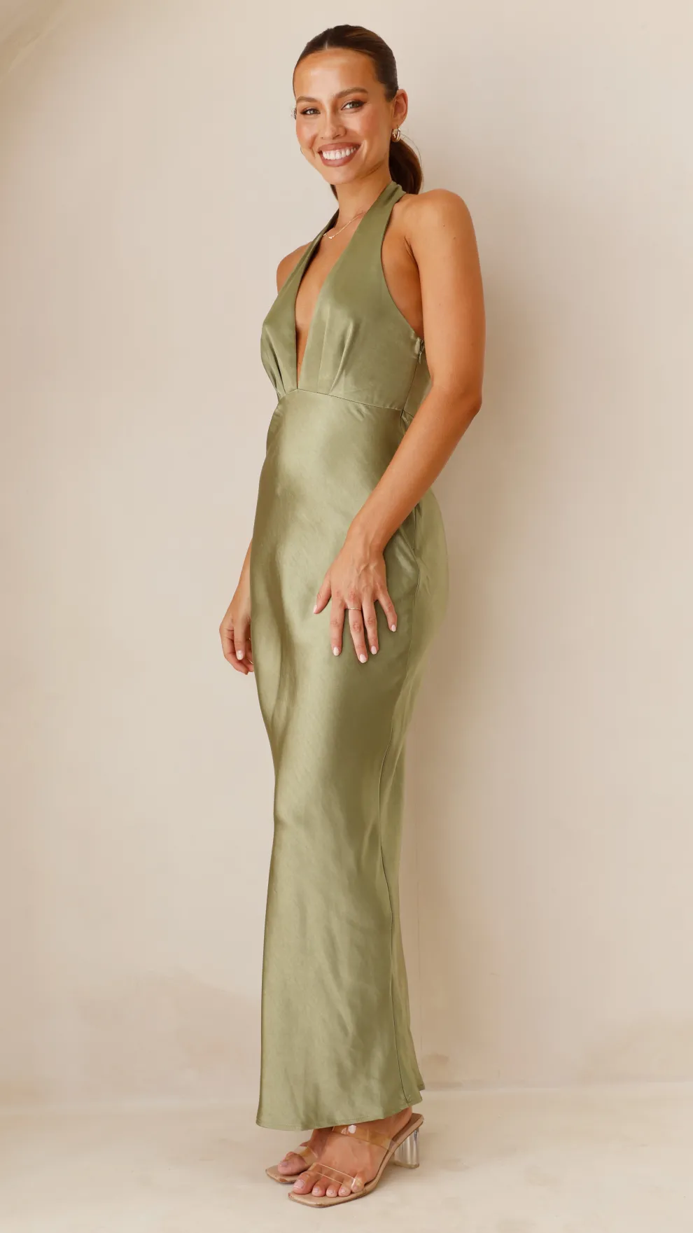 Chloe Maxi Dress - Olive