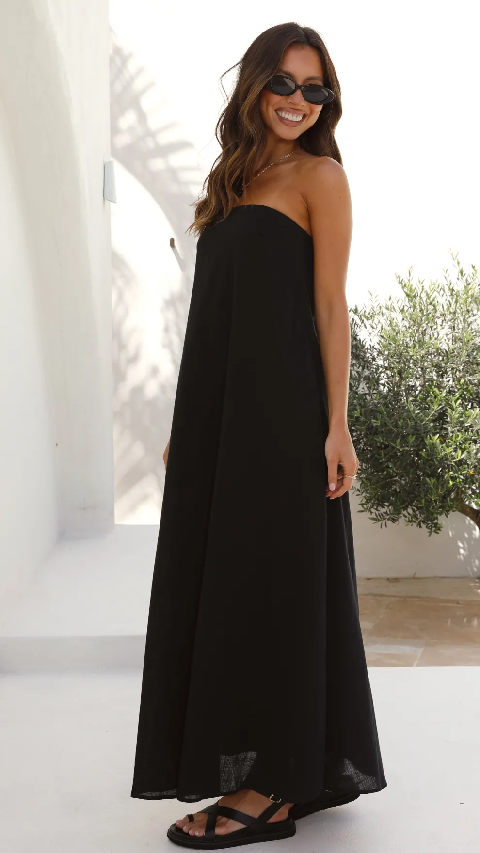 Connie Maxi Dress - Black