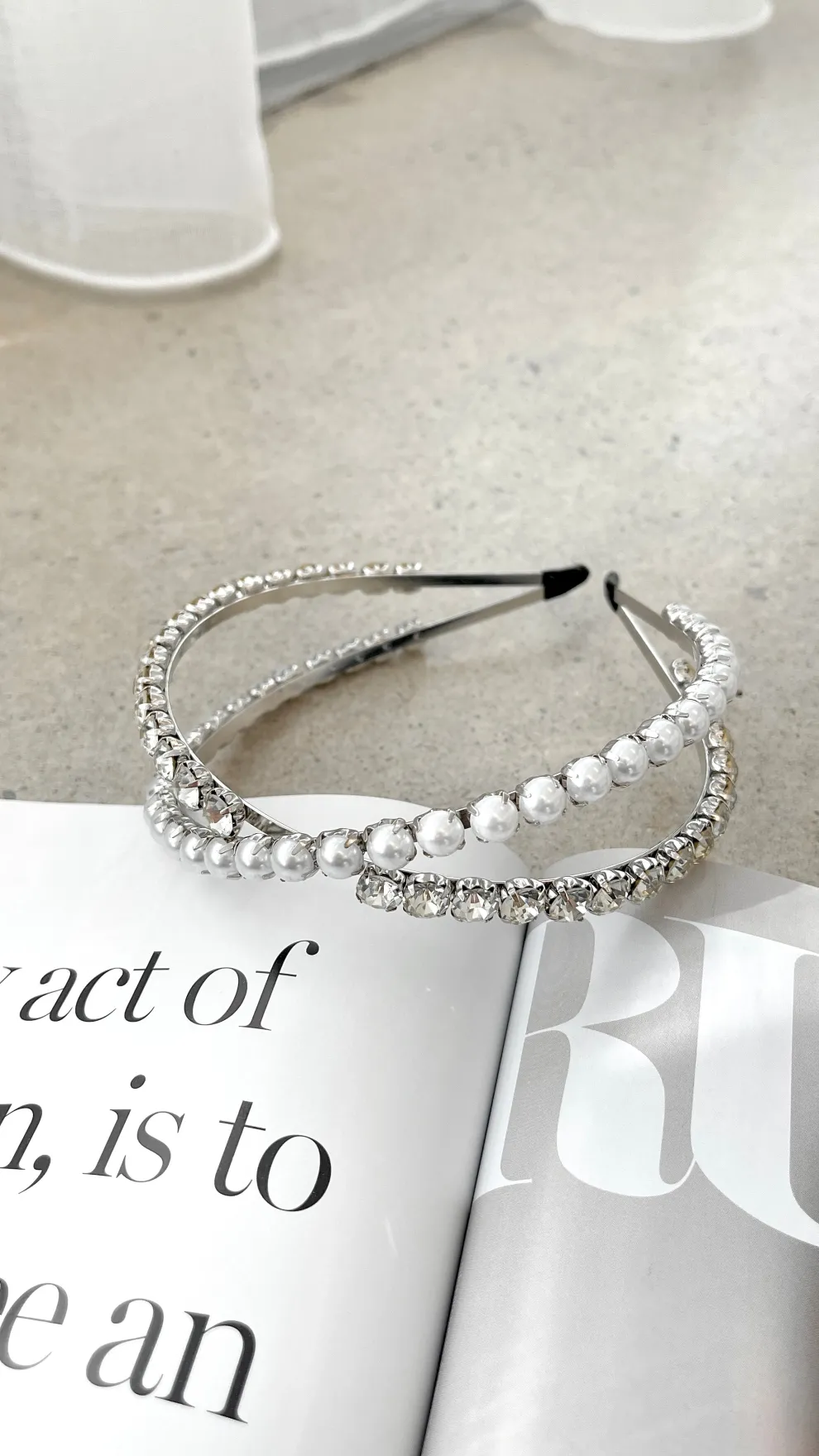 Daley Headband - Pearl