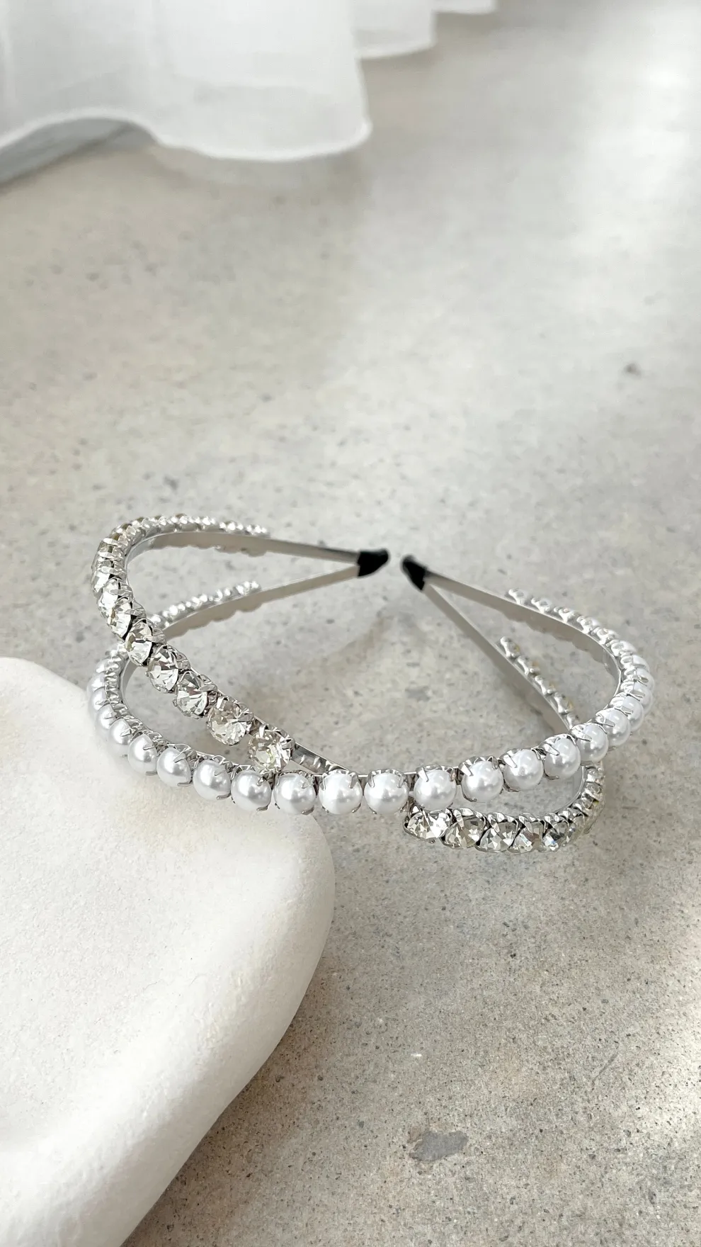 Daley Headband - Pearl