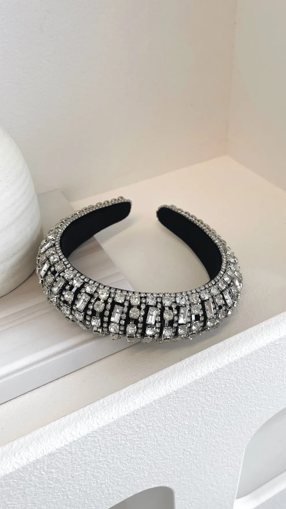 Delacruz Headband - Black/Silver
