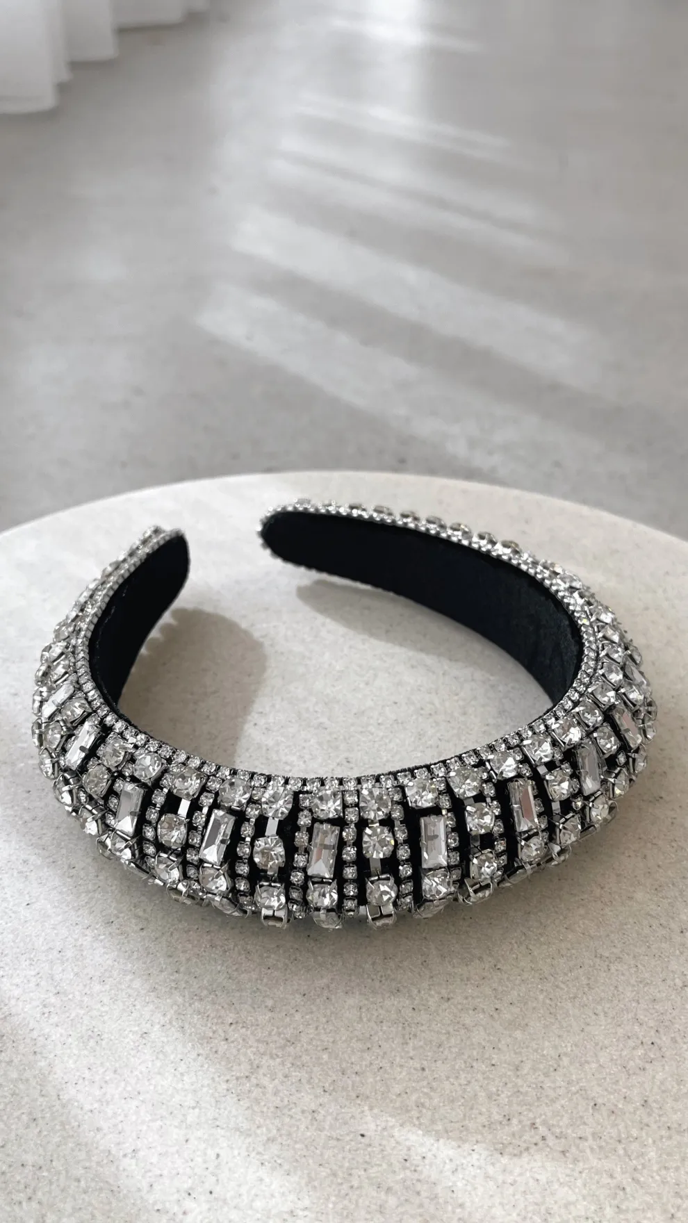 Delacruz Headband - Black/Silver