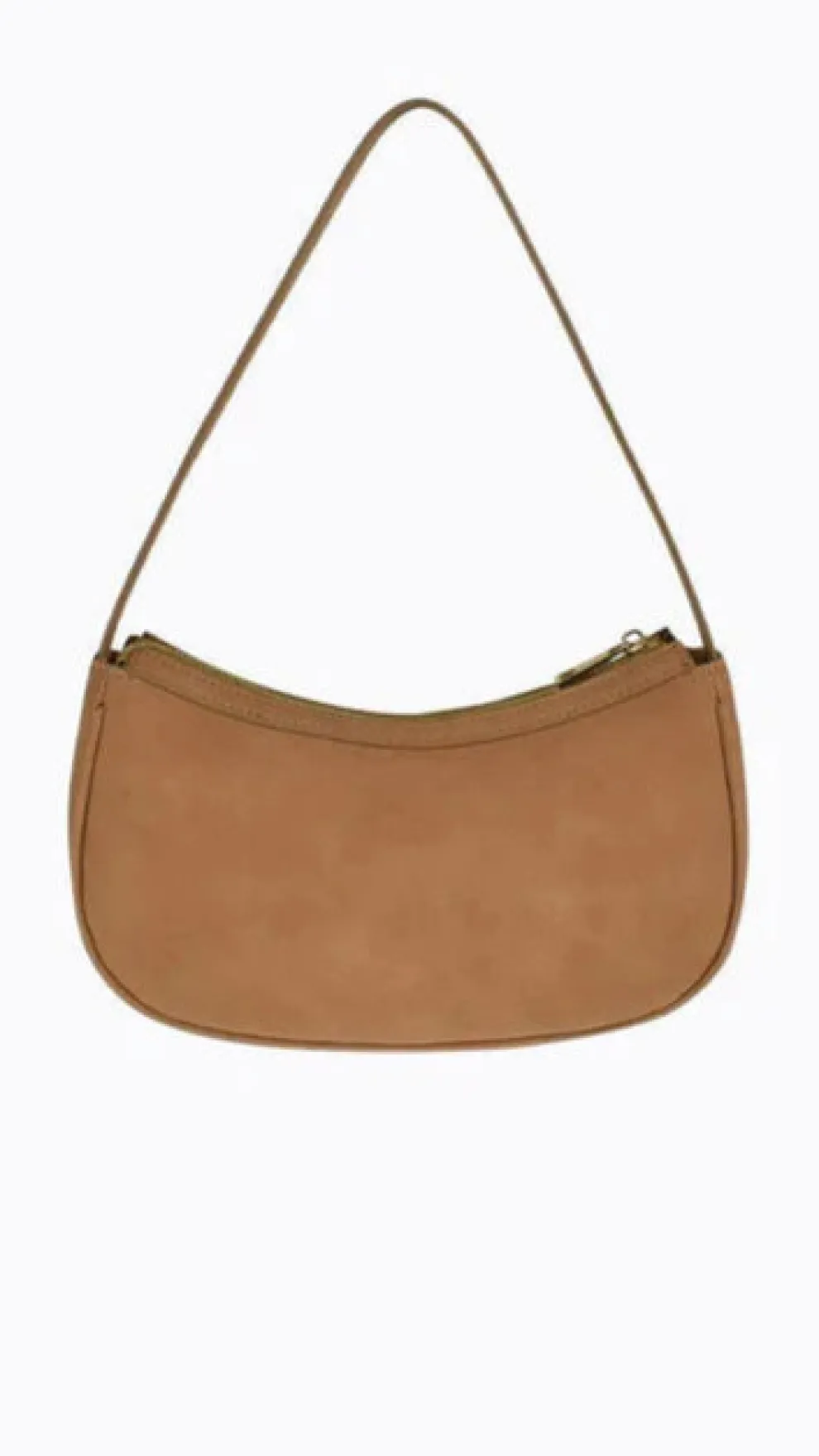 Dixiee Shoulder Bag - Tan Suede