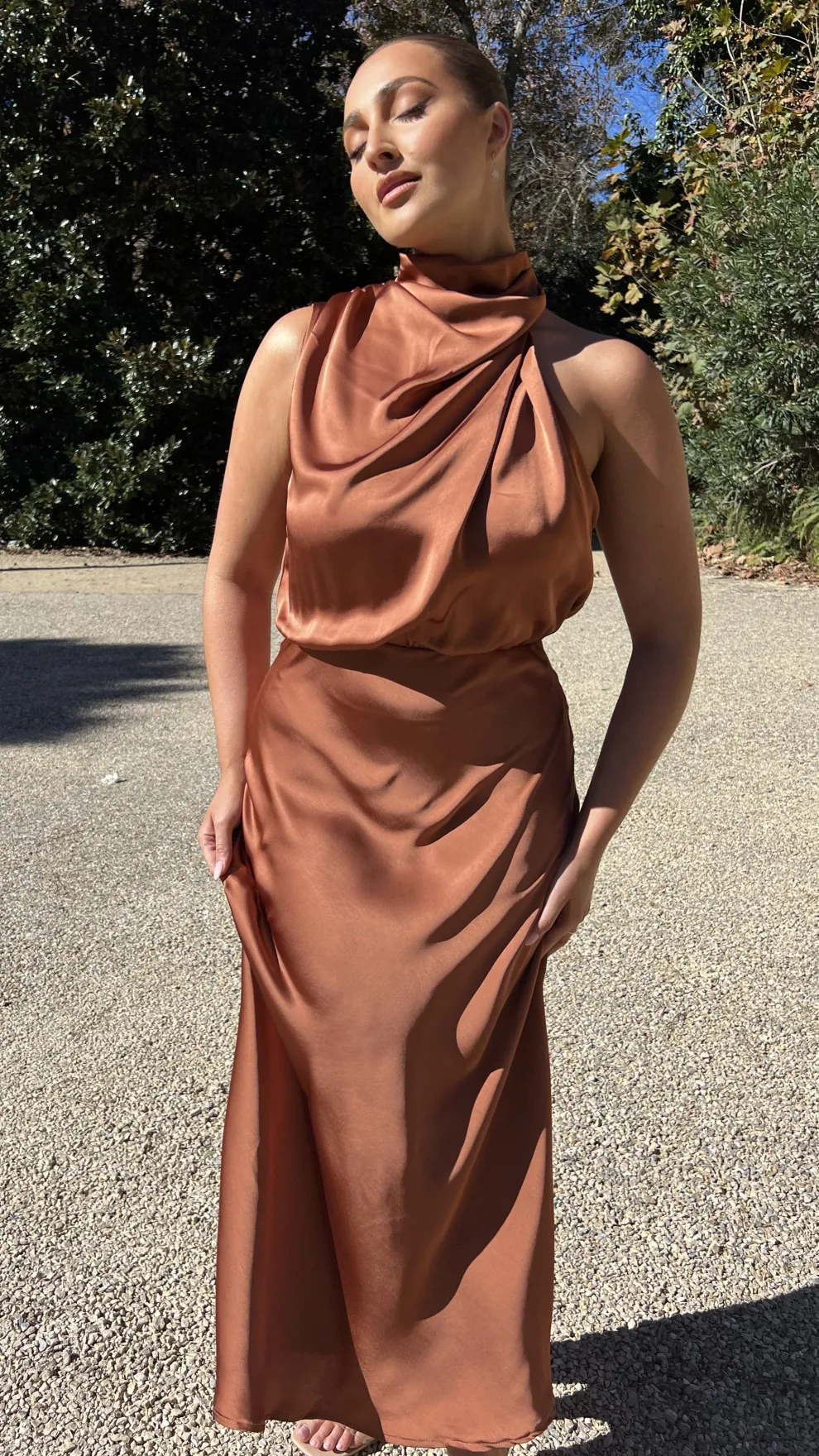 Esther Maxi Dress - Copper