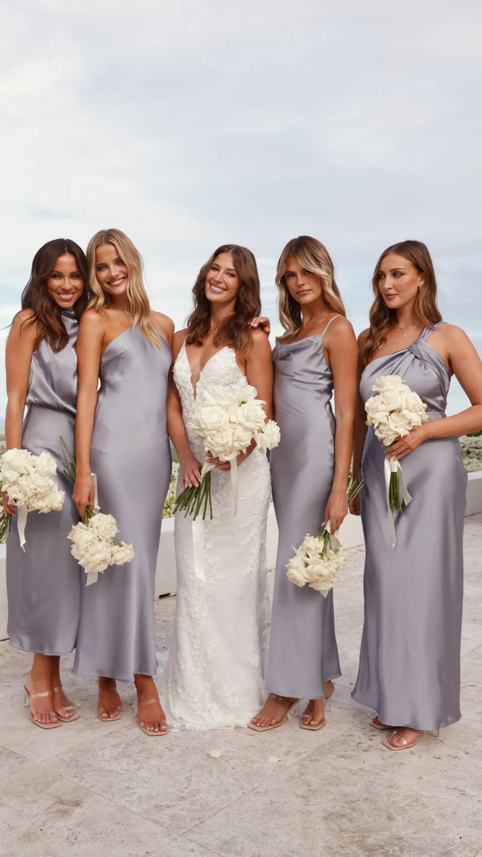 Esther Maxi Dress - Steel Blue