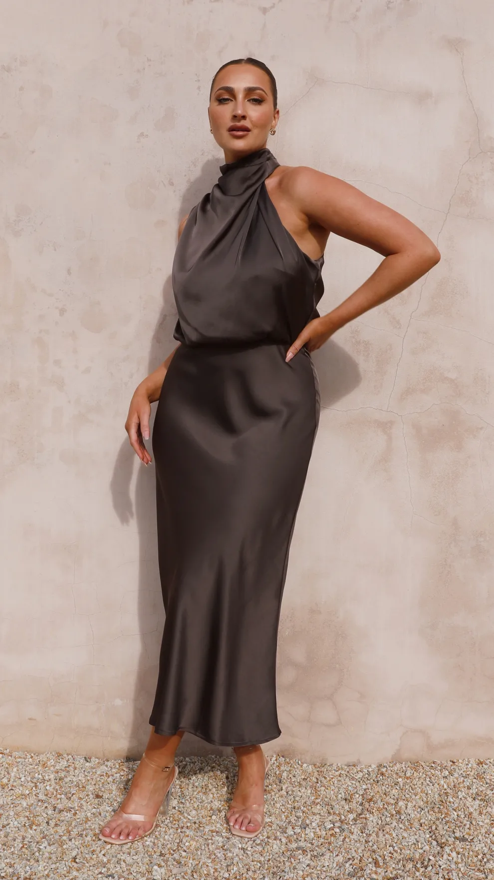 Esther Maxi Dress - Espresso