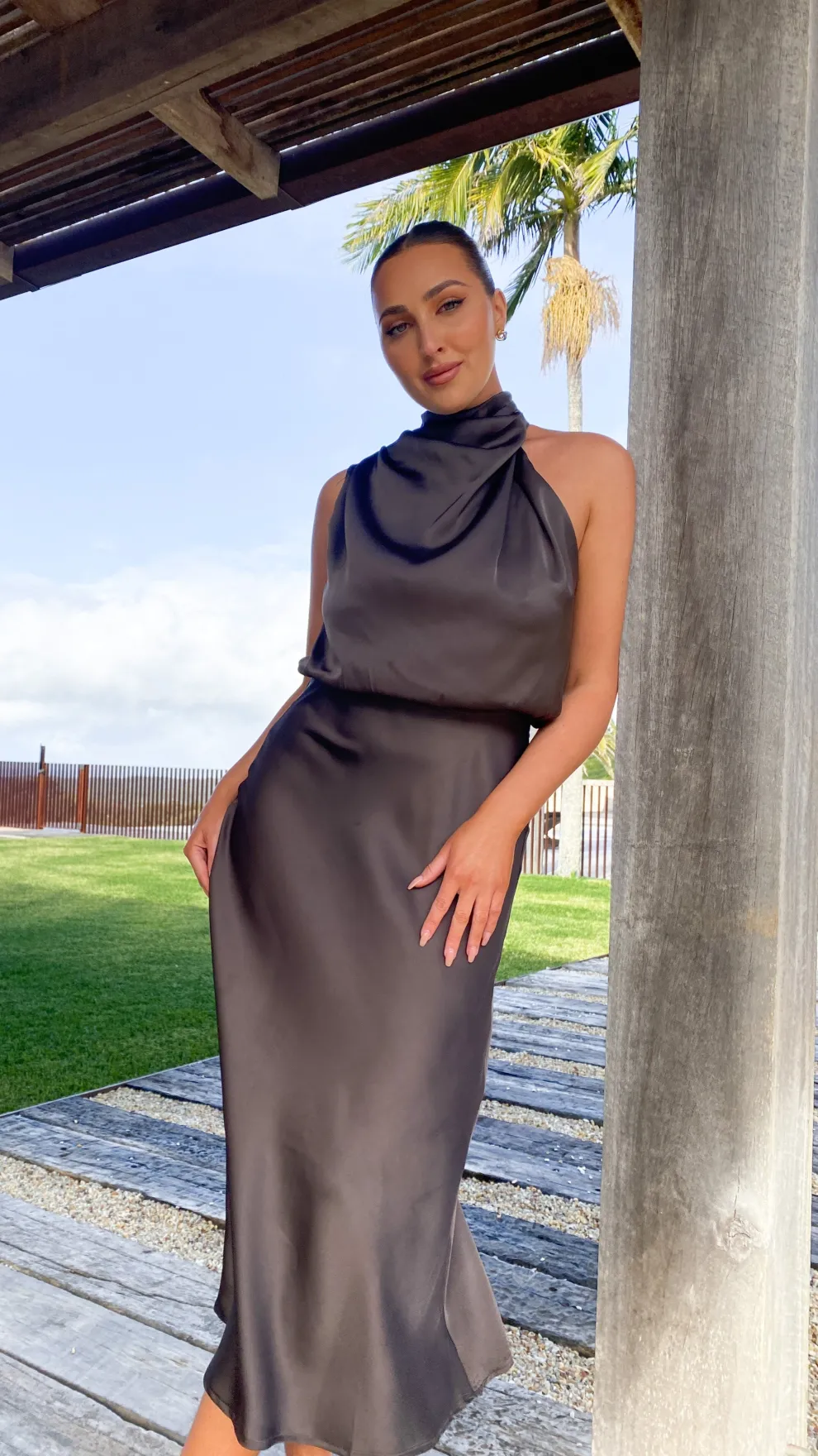 Esther Maxi Dress - Espresso