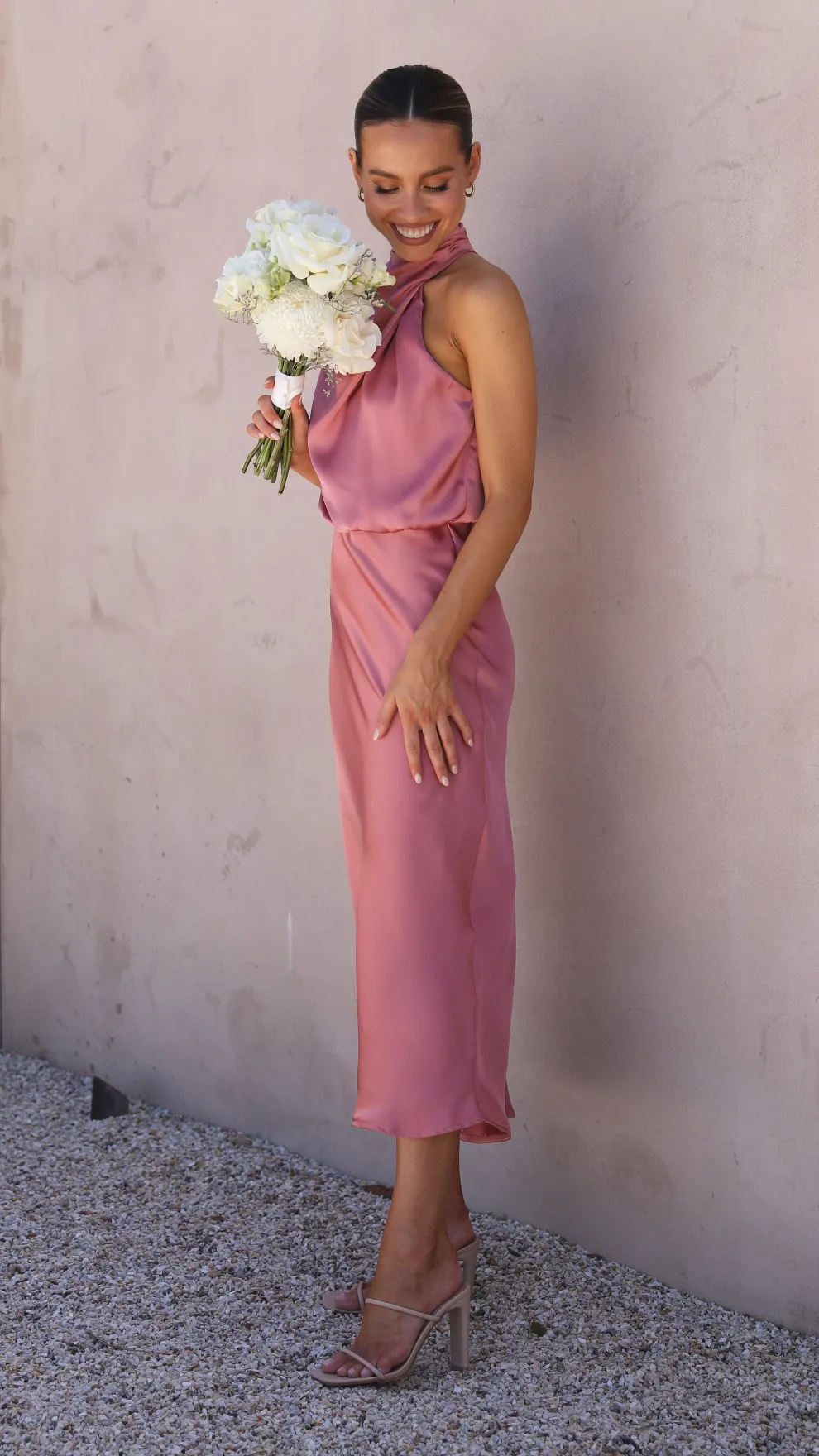 Esther Maxi Dress - Baked Rose