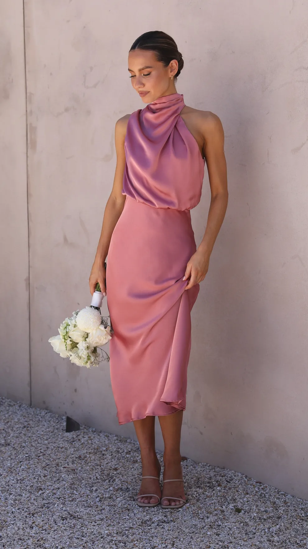 Esther Maxi Dress - Baked Rose