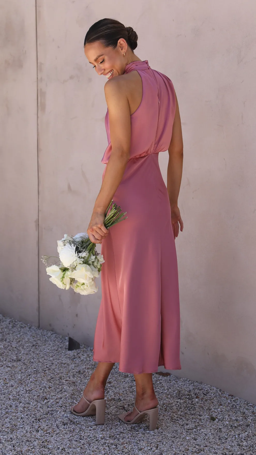Esther Maxi Dress - Baked Rose