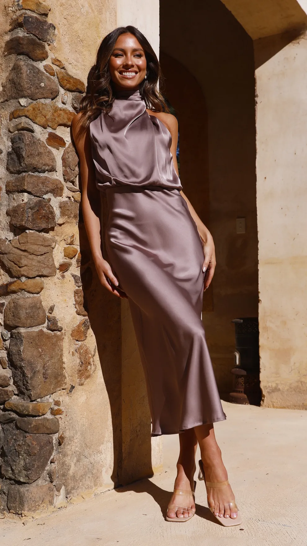 Esther Maxi Dress - Mushroom