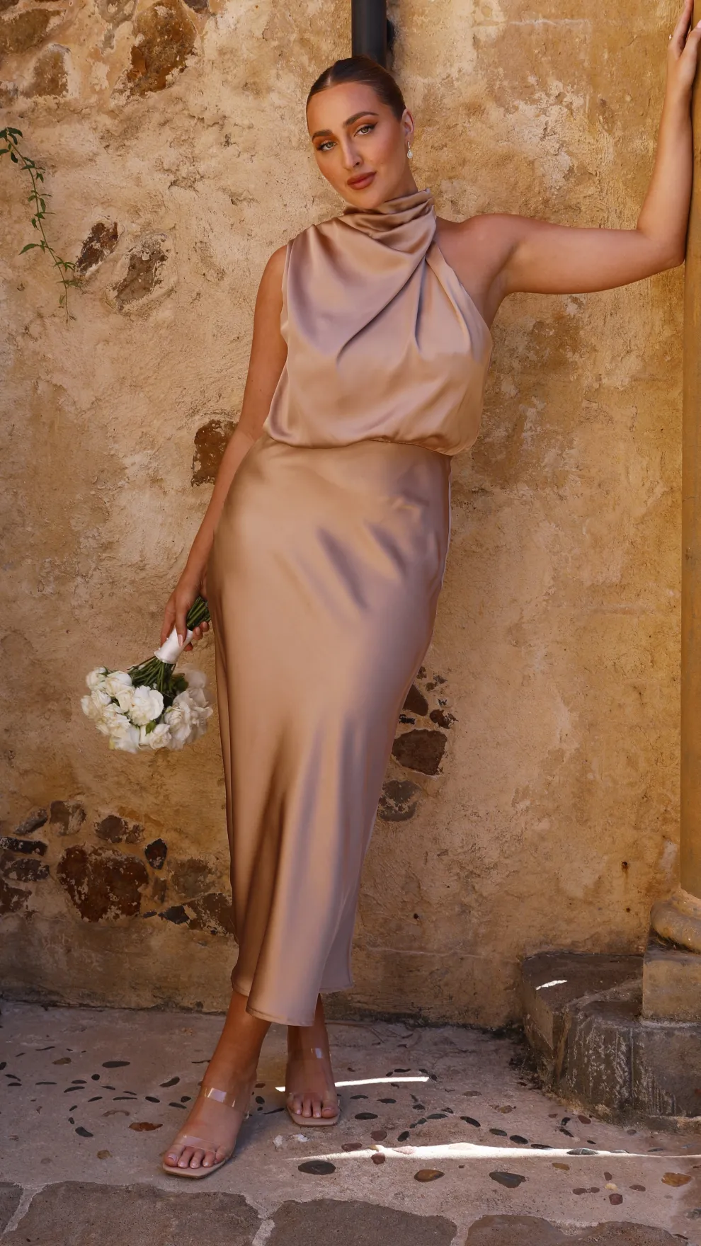 Esther Maxi Dress - Latte