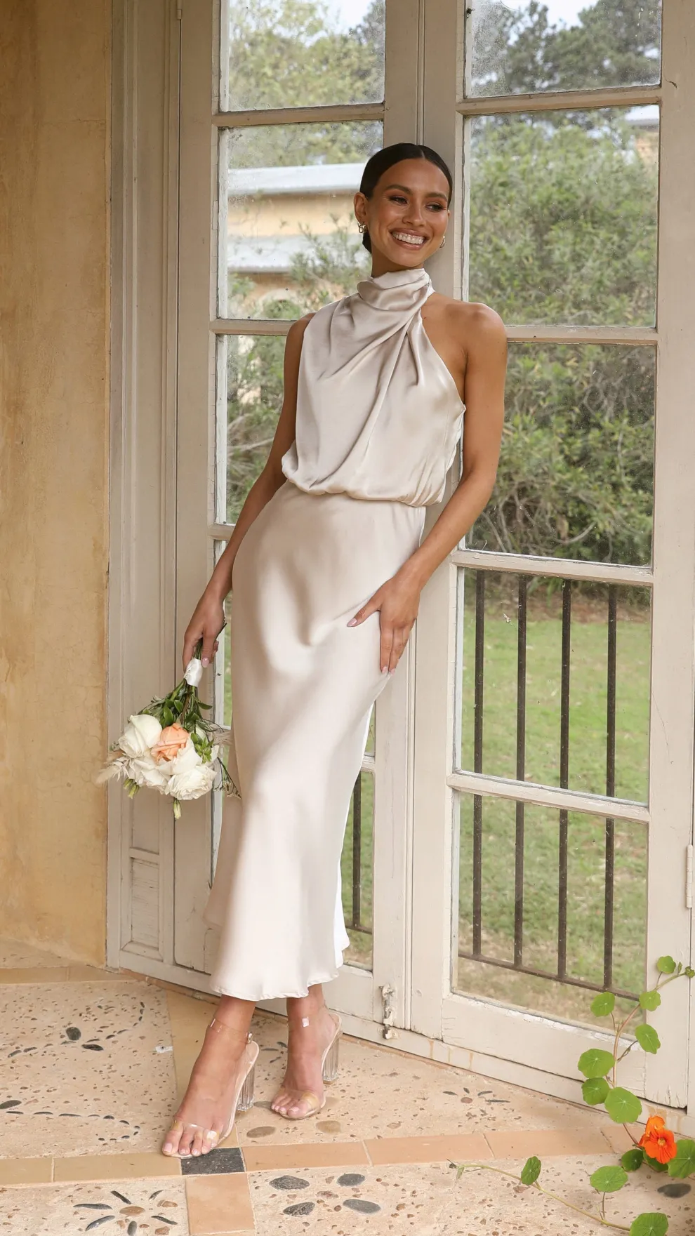 Esther Maxi Dress - Champagne