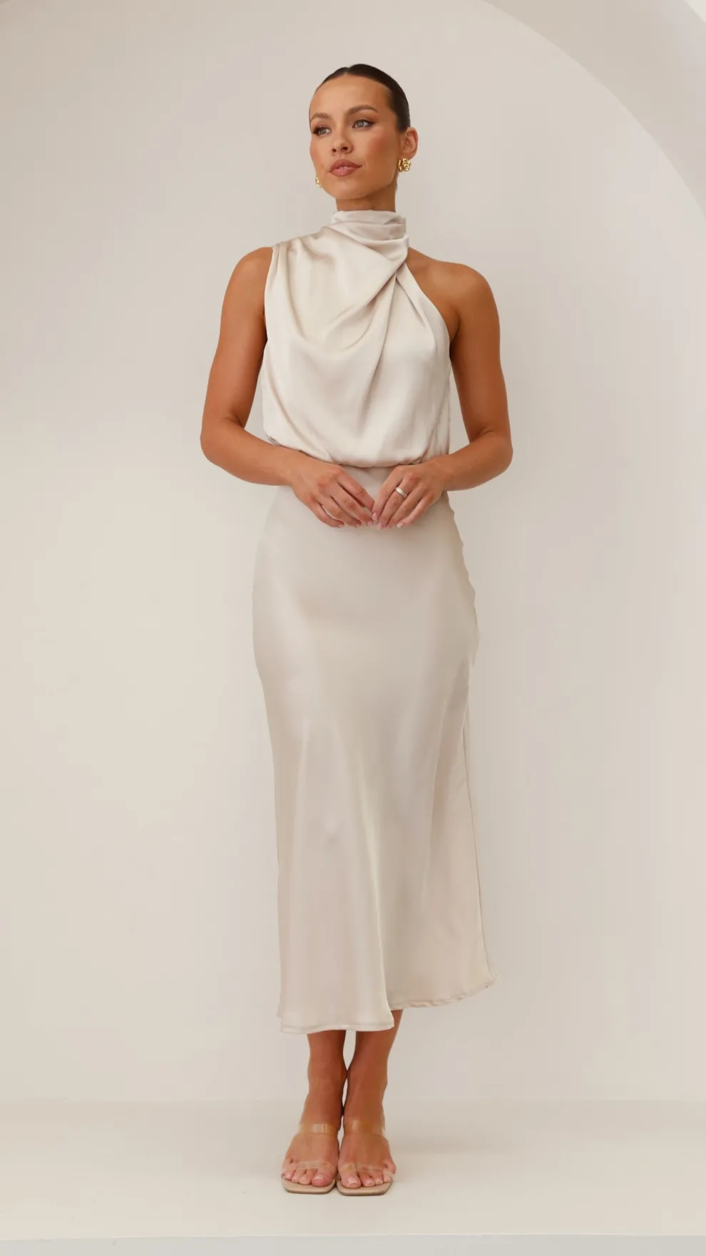 Esther Maxi Dress - Champagne