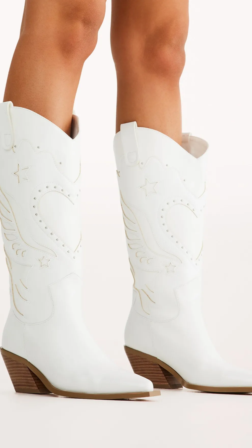 Everlyn Boots - White