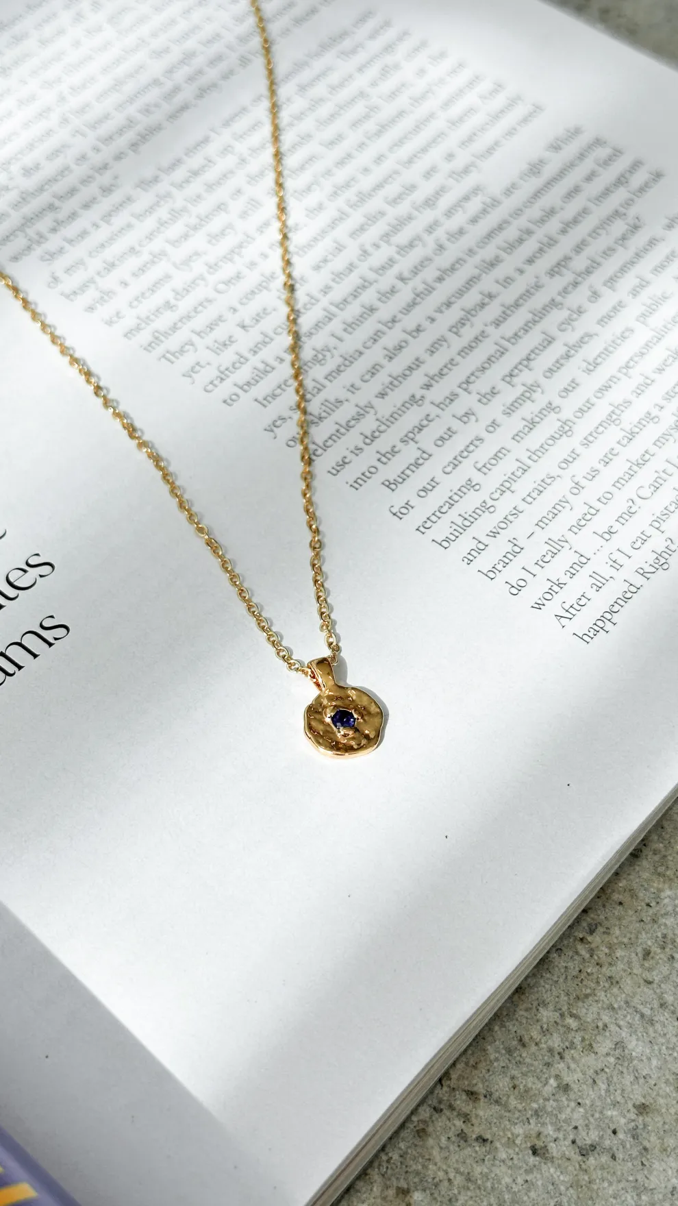 February Birthstone Necklace - Amethyst