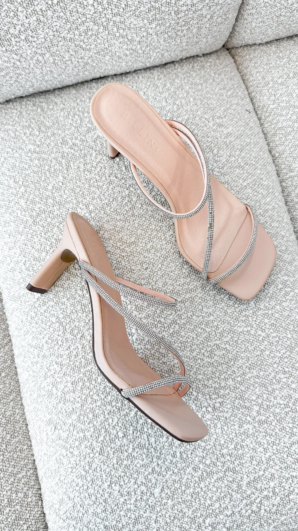 Femi Heel - Nude Diamante