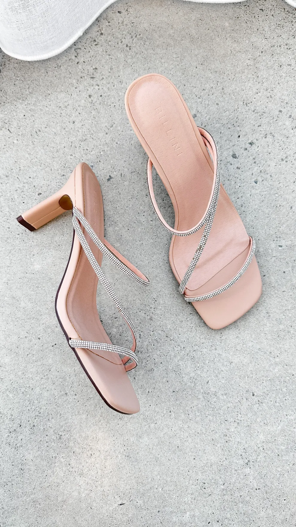 Femi Heel - Nude Diamante