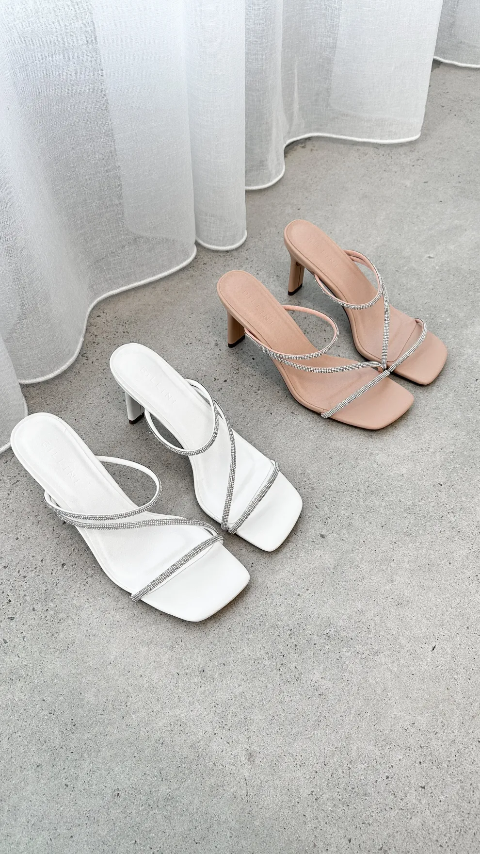 Femi Heel - Nude Diamante