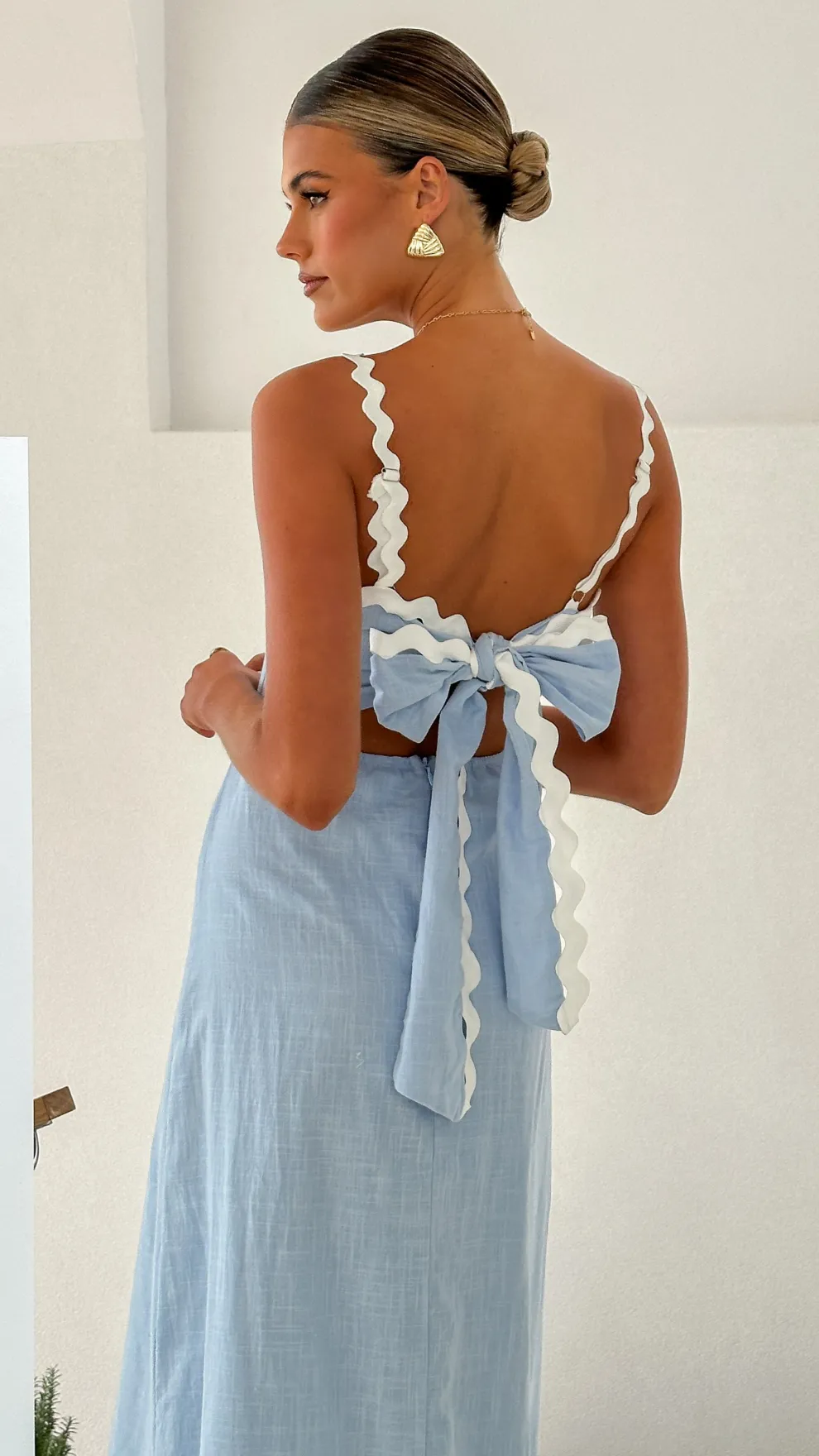 Fiora Maxi Dress - Baby Blue