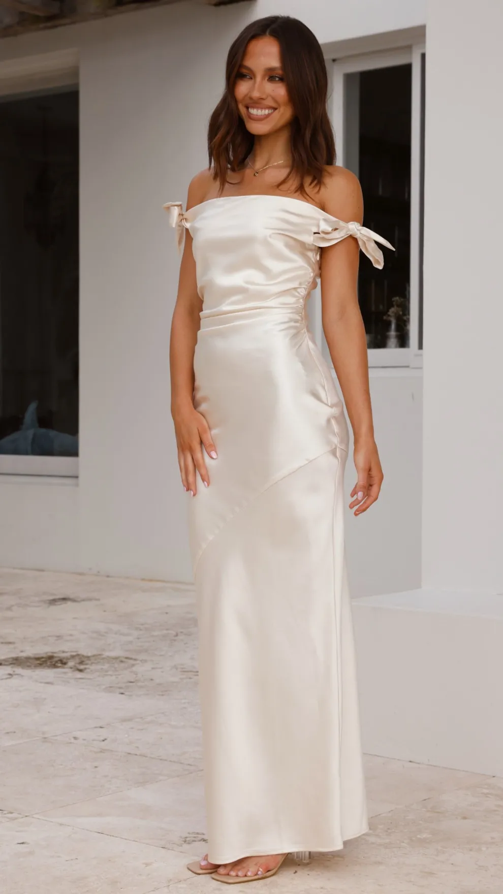 Frida Maxi Dress - Champagne