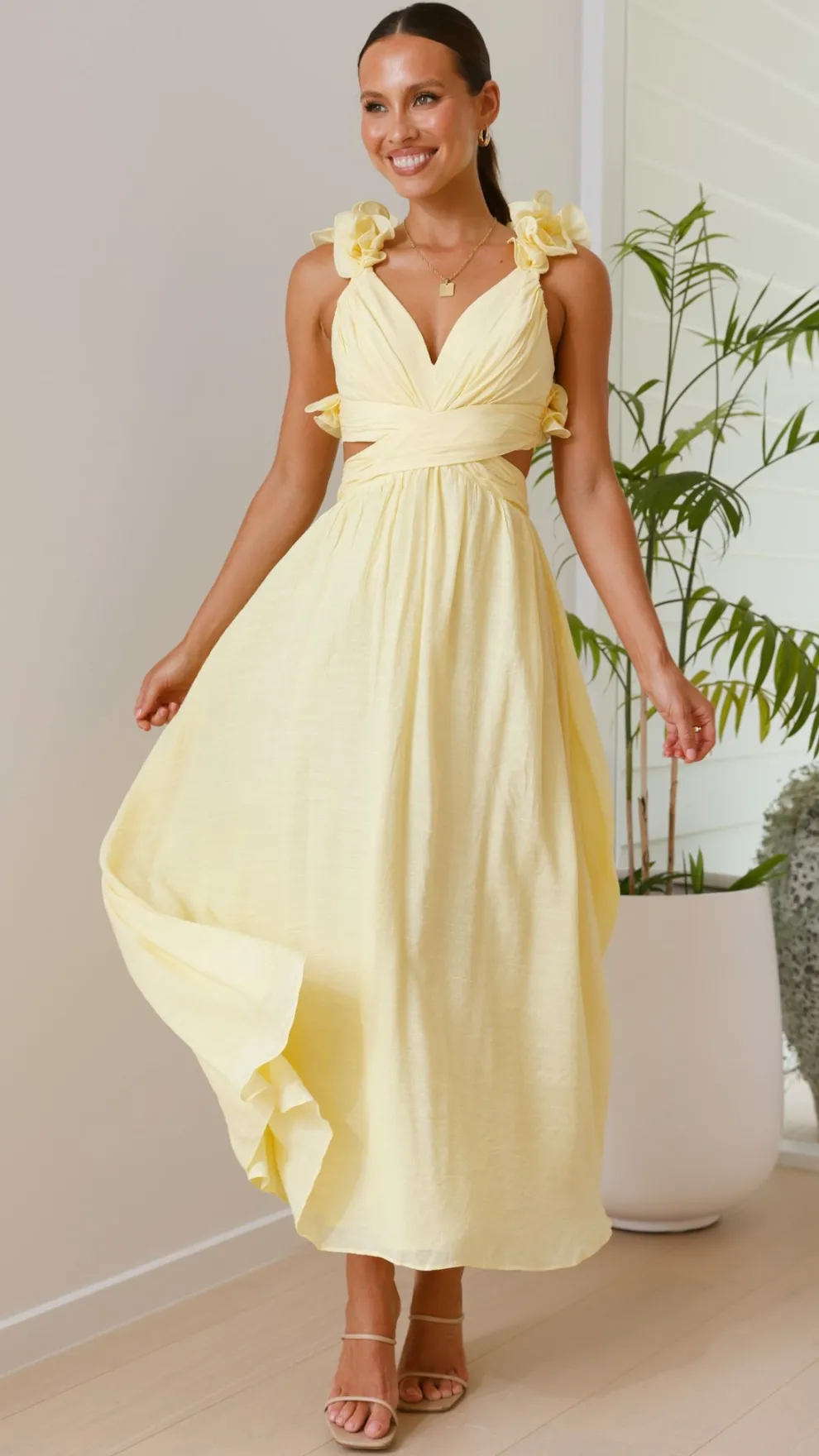 Galilhai Maxi Dress - Yellow