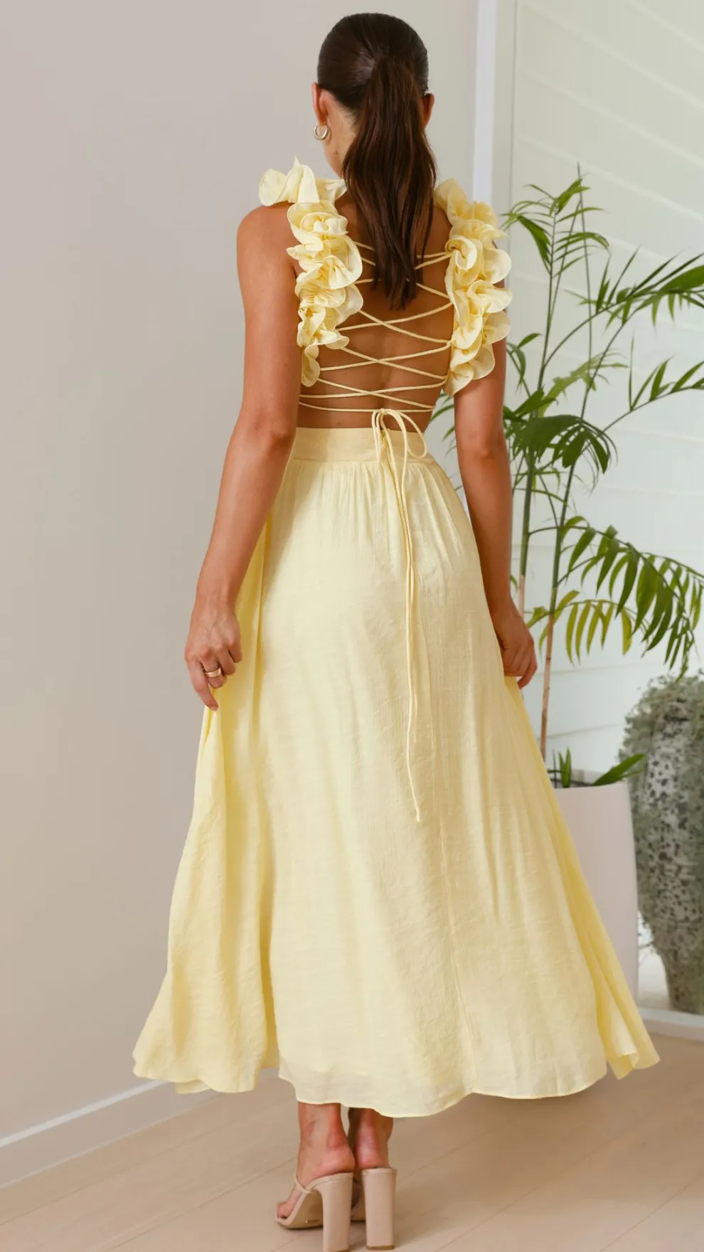 Galilhai Maxi Dress - Yellow