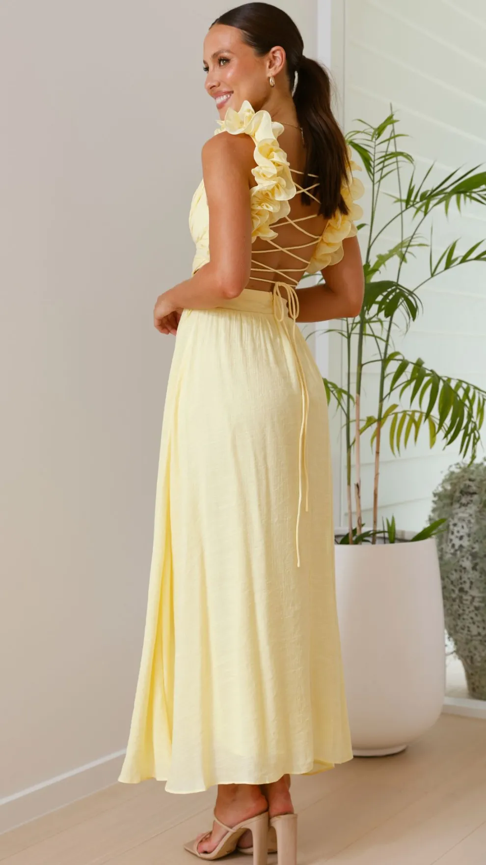 Galilhai Maxi Dress - Yellow