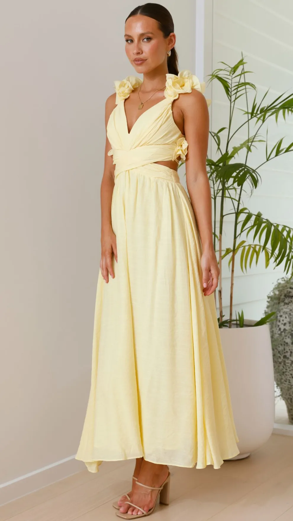 Galilhai Maxi Dress - Yellow