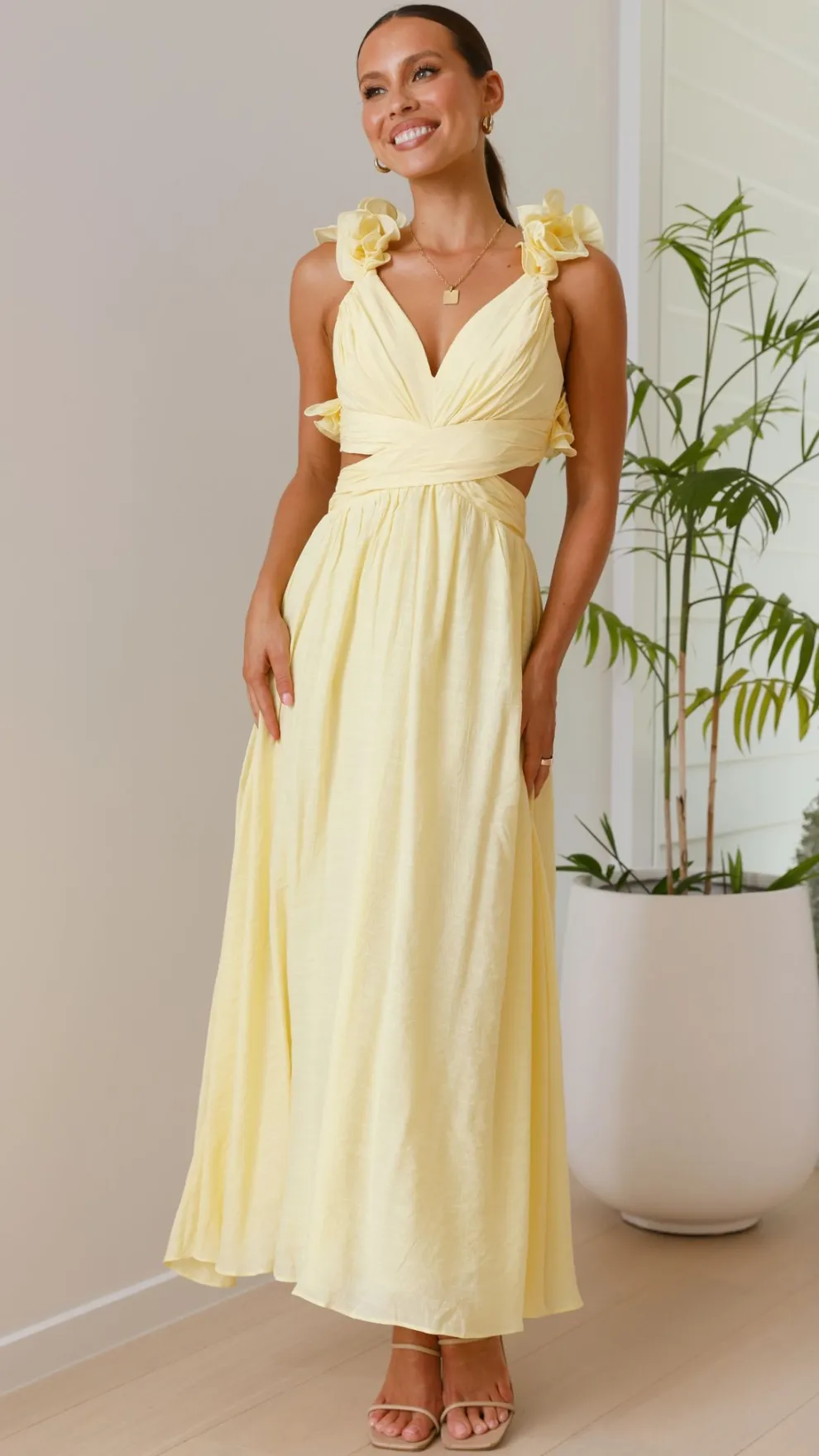 Galilhai Maxi Dress - Yellow
