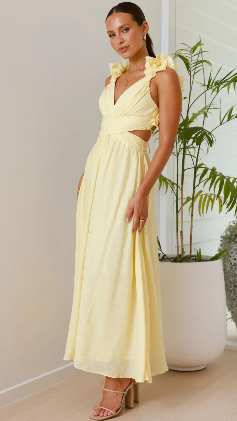 Galilhai Maxi Dress - Yellow