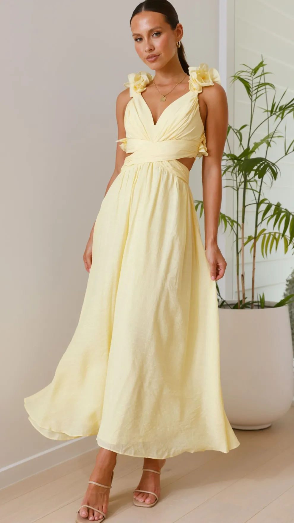 Galilhai Maxi Dress - Yellow