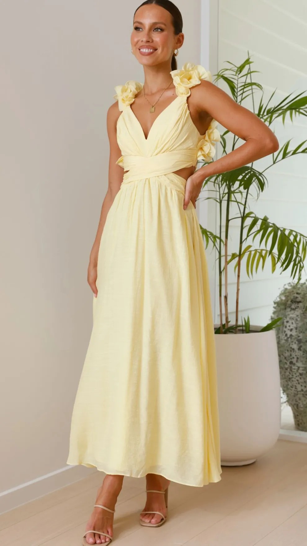 Galilhai Maxi Dress - Yellow