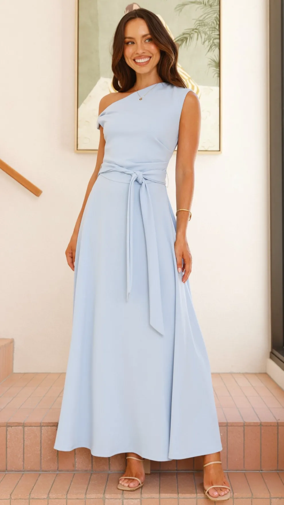 Gemma Maxi Dress - Baby Blue