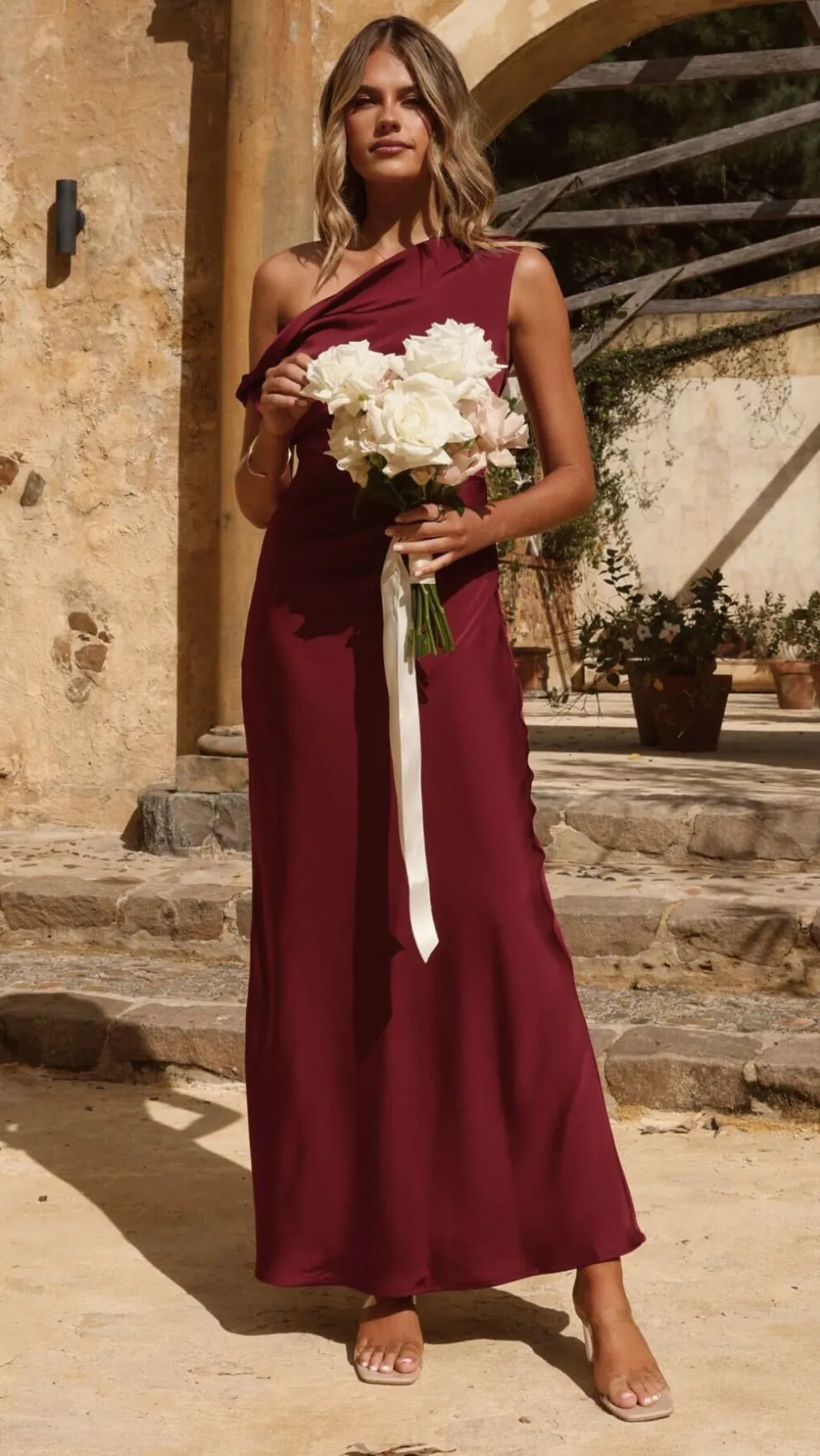 Gigi Maxi Dress - Wine