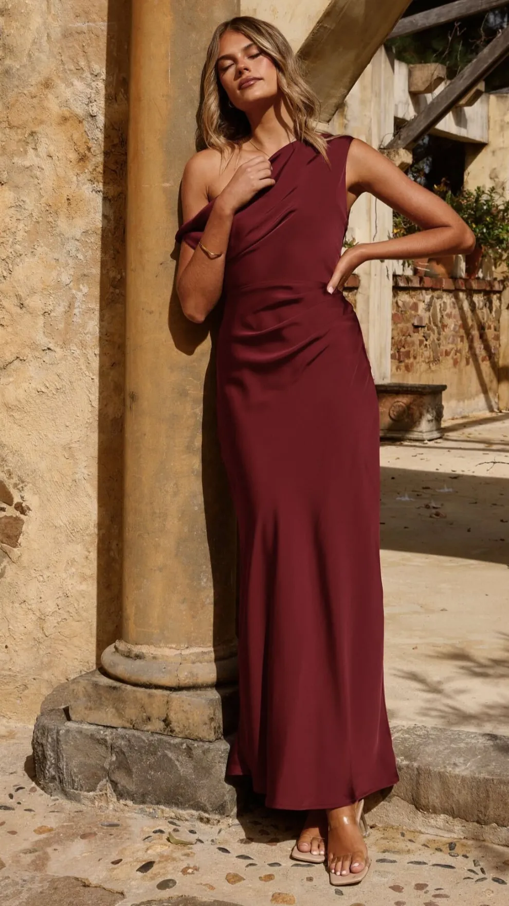 Gigi Maxi Dress - Wine