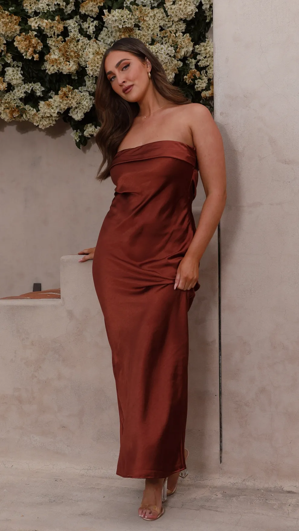 Gisele Maxi Dress - Rust