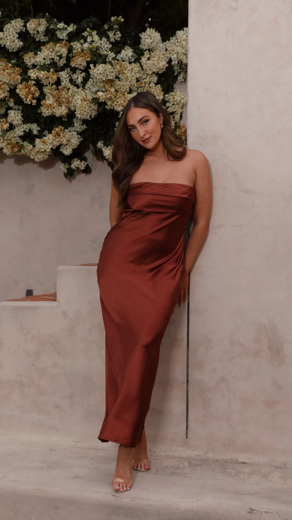 Gisele Maxi Dress - Rust