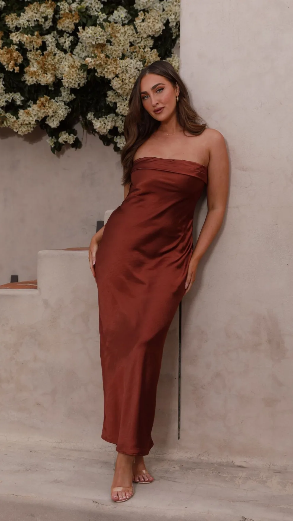 Gisele Maxi Dress - Rust