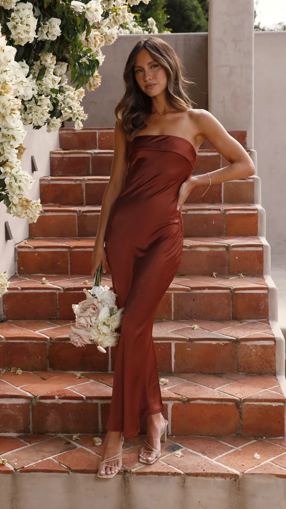 Gisele Maxi Dress - Rust