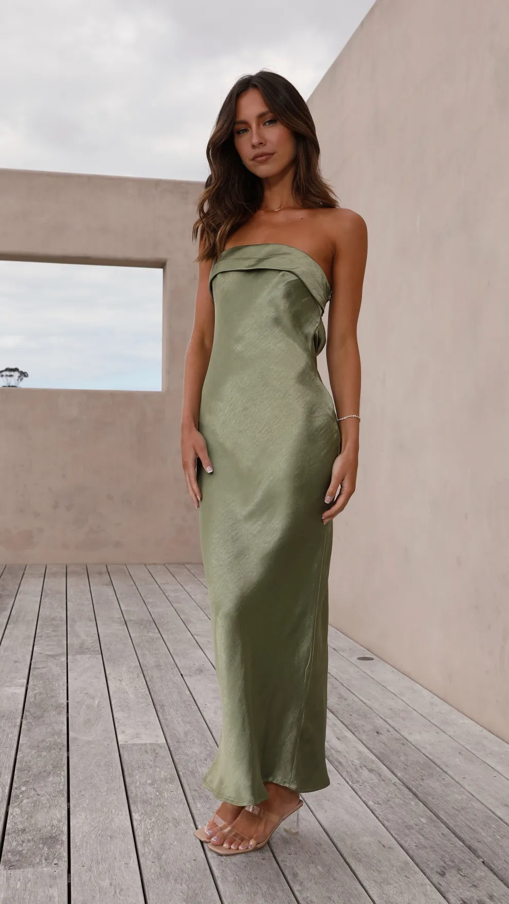 Gisele Maxi Dress - Olive