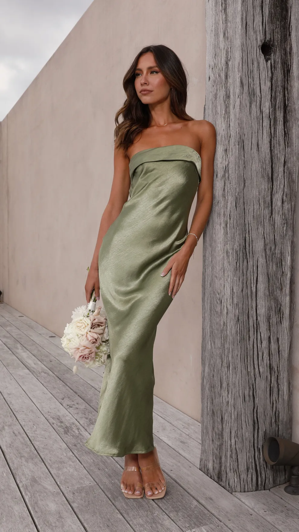 Gisele Maxi Dress - Olive