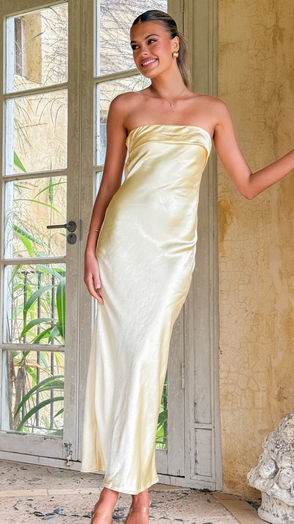 Gisele Maxi Dress - Yellow