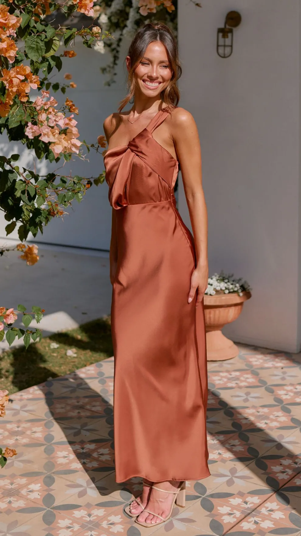 Greta Maxi Dress - Copper