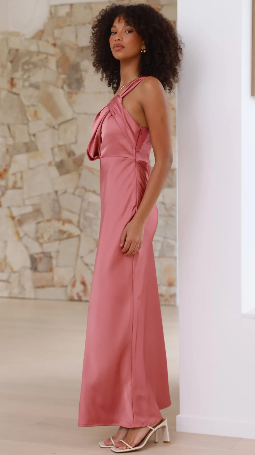 Greta Maxi Dress - Baked Rose