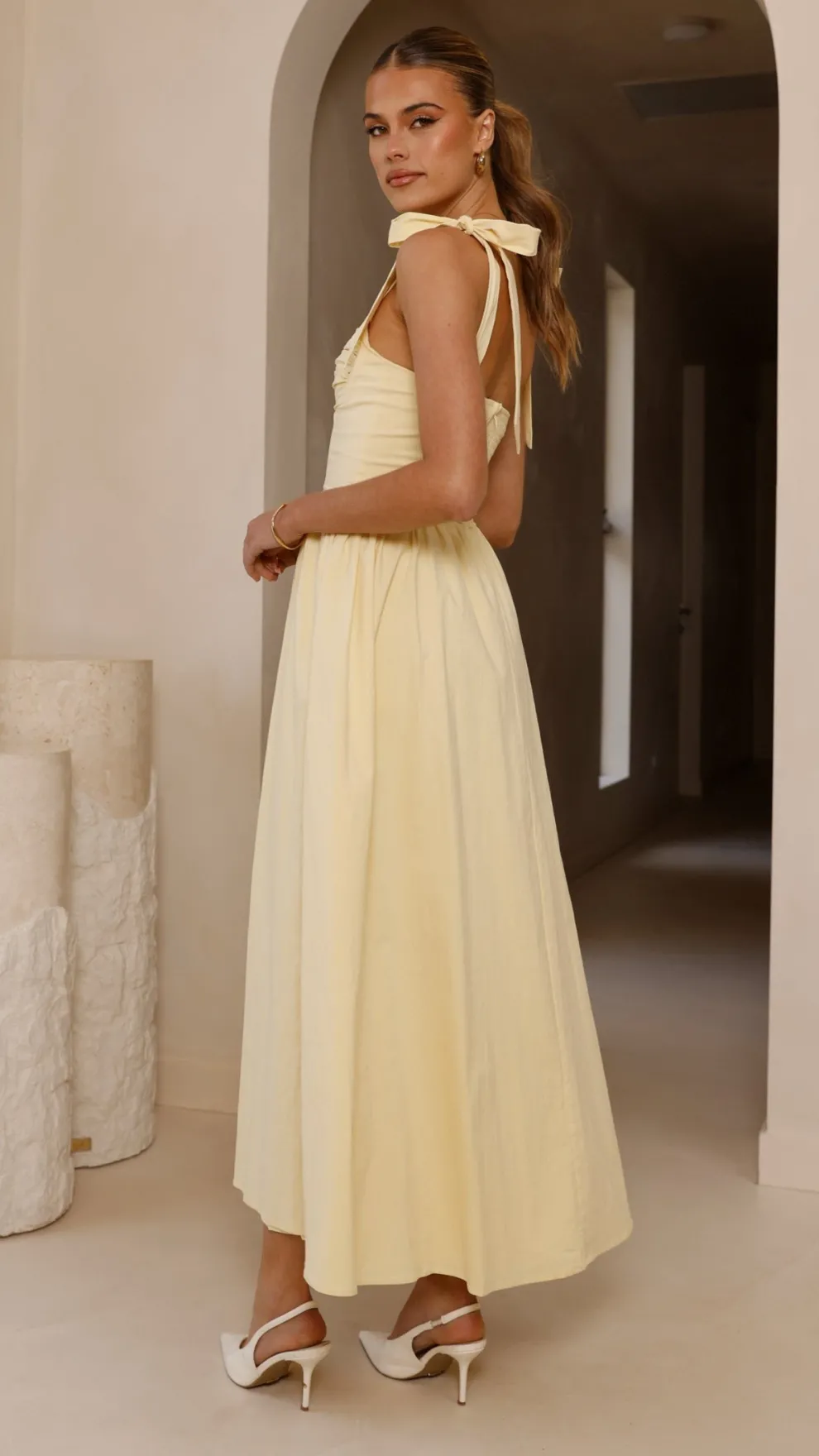 Haisley Maxi Dress - Yellow