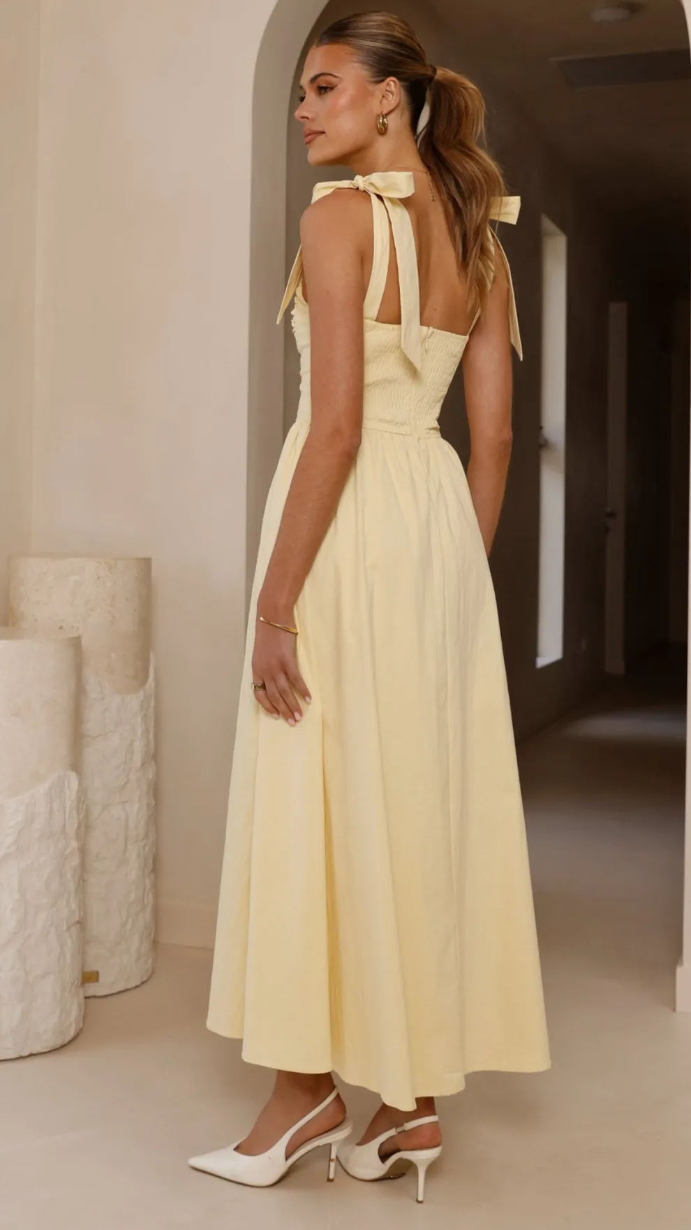 Haisley Maxi Dress - Yellow