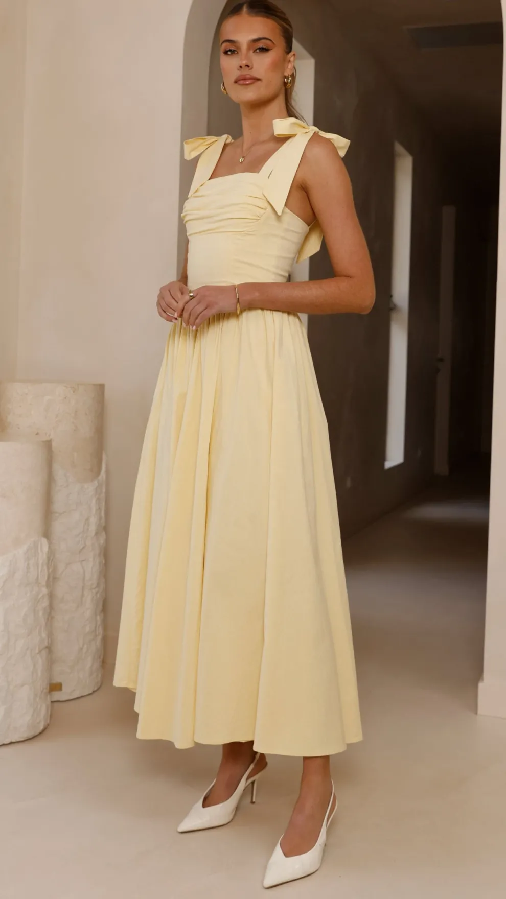 Haisley Maxi Dress - Yellow