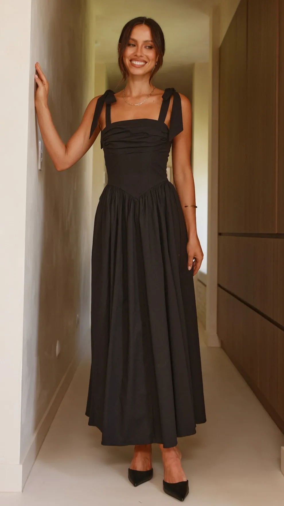 Haisley Maxi Dress - Black