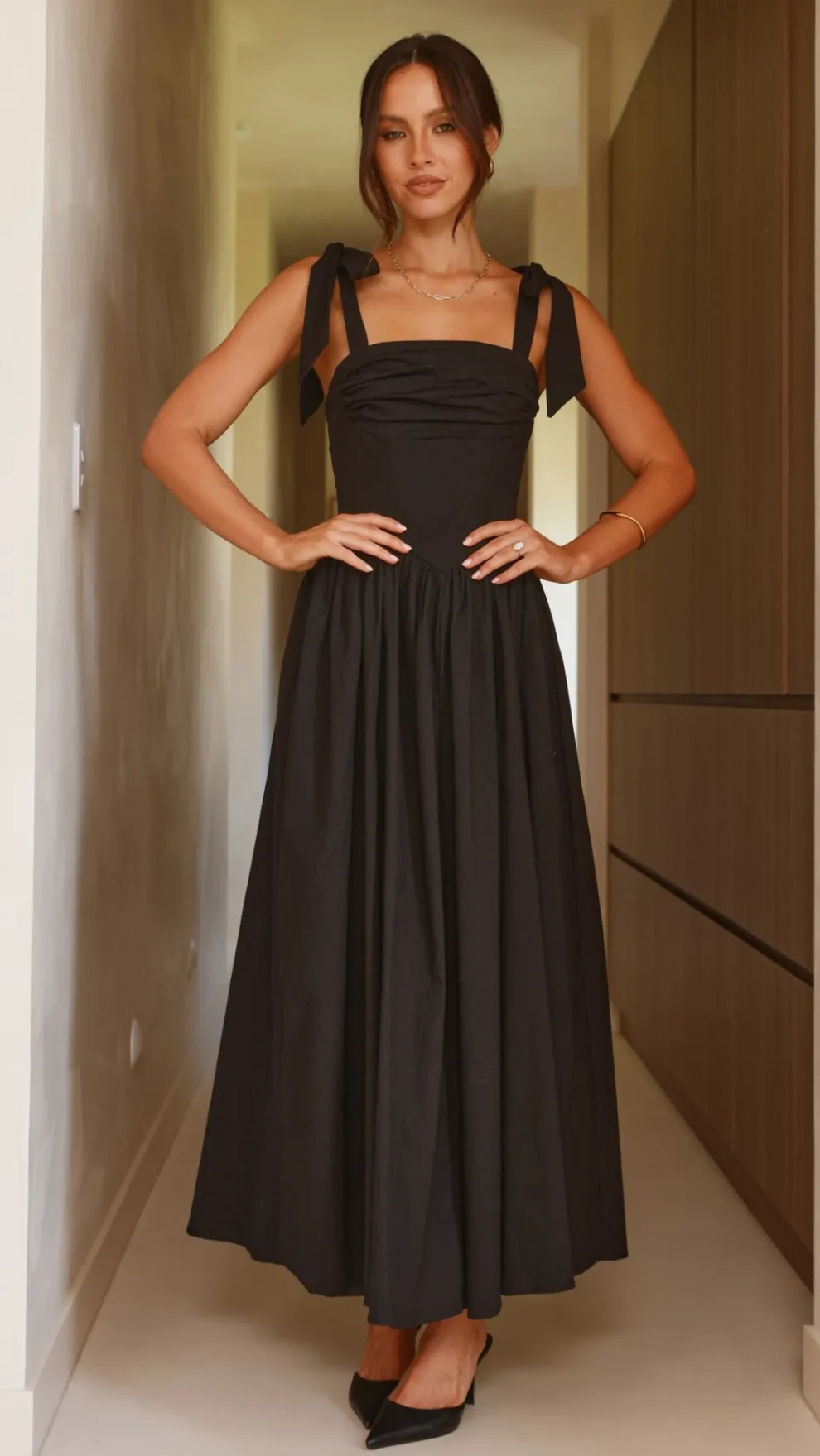 Haisley Maxi Dress - Black